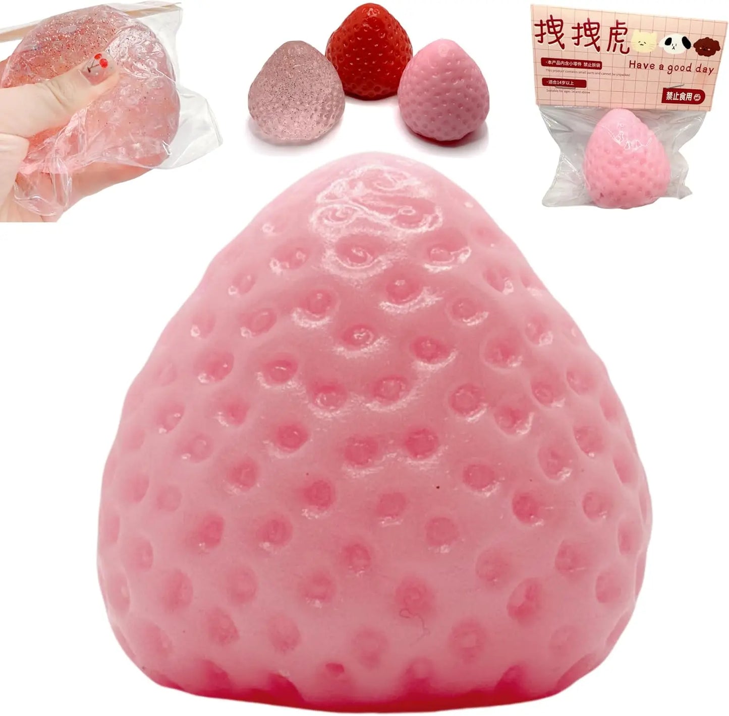 Handmade Strawberry Squishy Toys