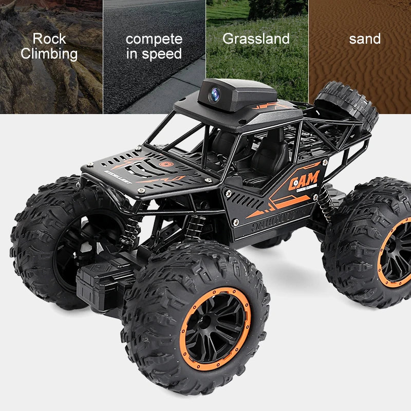 1:18 FPV WiFi RC Climbing SUV – 2.4G Stunt Car with HD Camera