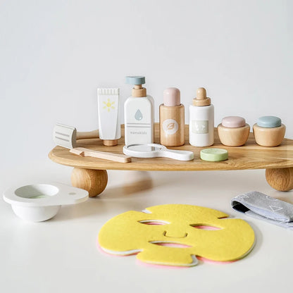 Wooden Facial Mask Makeup For Kids