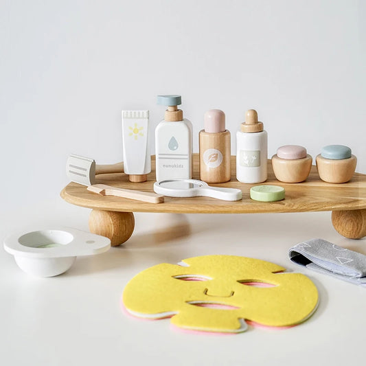 Wooden Facial Mask Makeup For Kids