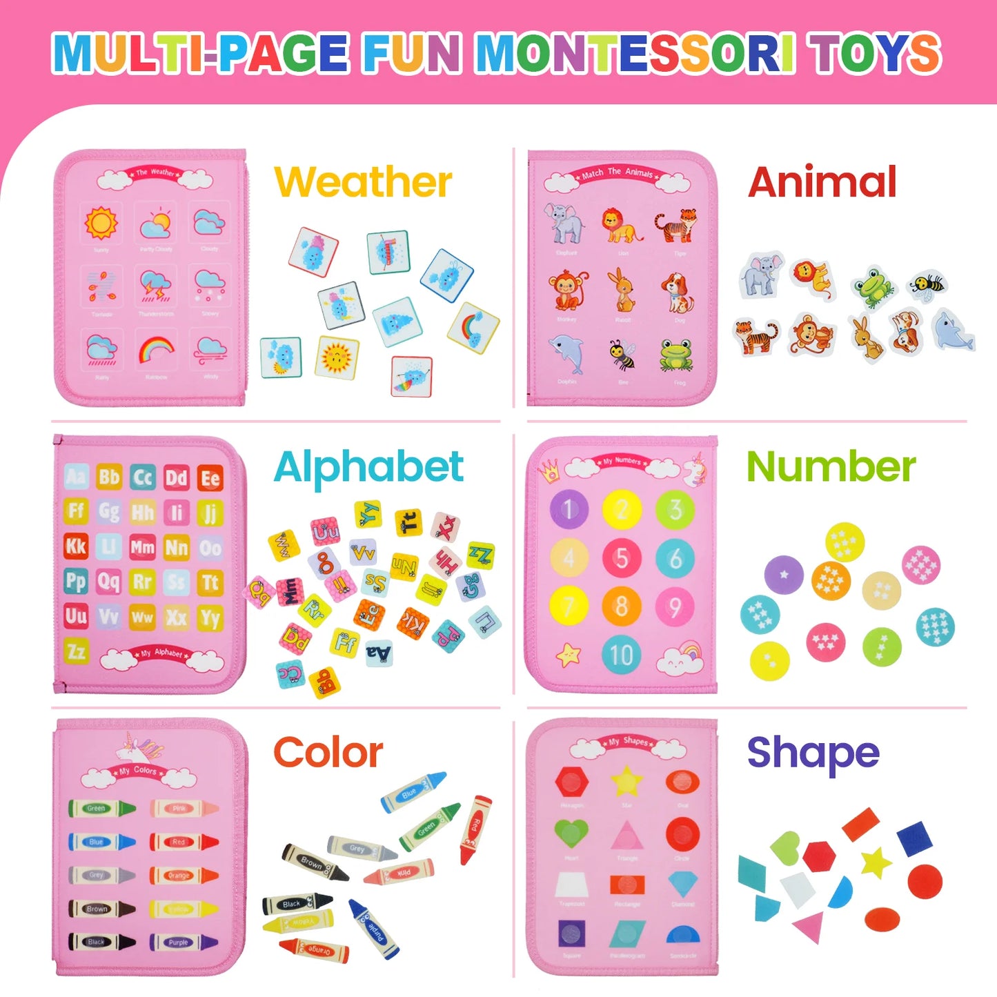 Montessori Busy Board Toy
