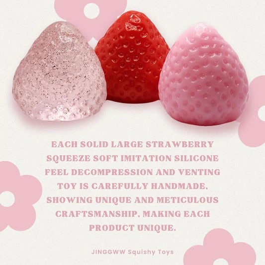 Handmade Strawberry Squishy Toys