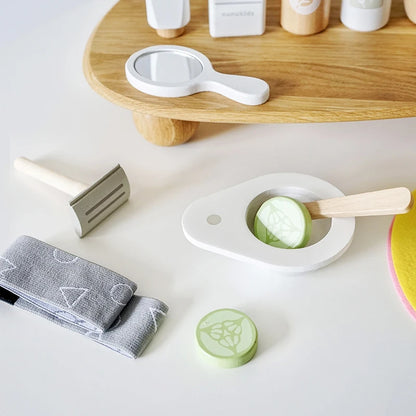 Wooden Facial Mask Makeup For Kids