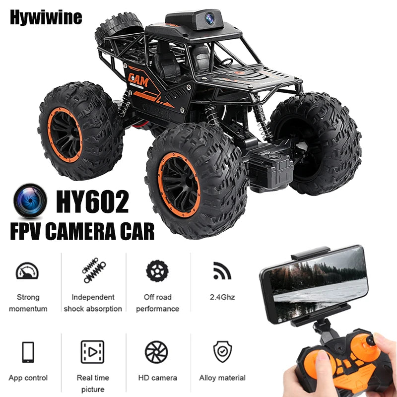 1:18 FPV WiFi RC Climbing SUV – 2.4G Stunt Car with HD Camera