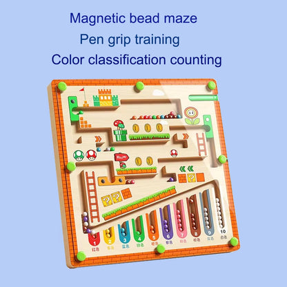 Kids Magnetic Ball Maze Board – Pen-Holding & Focus Training