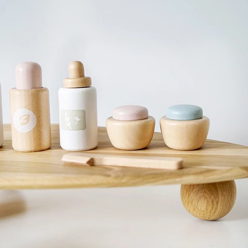 Wooden Facial Mask Makeup For Kids