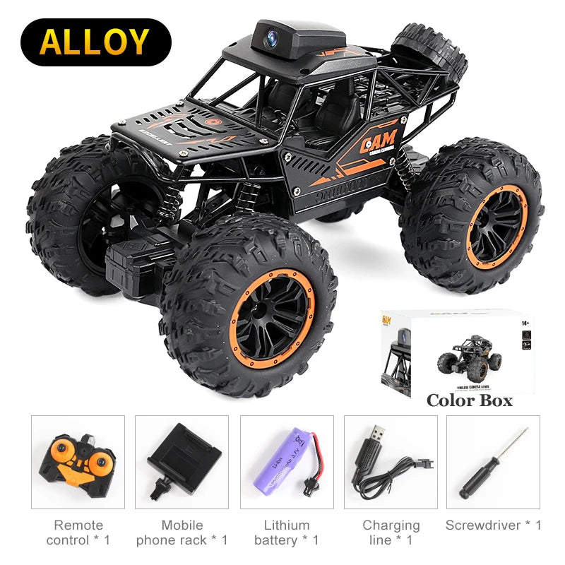 1:18 FPV WiFi RC Climbing SUV – 2.4G Stunt Car with HD Camera