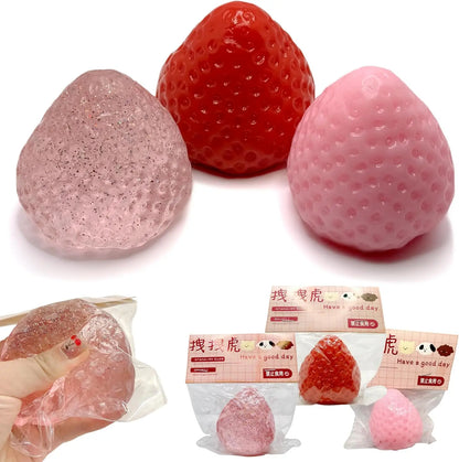 Handmade Strawberry Squishy Toys