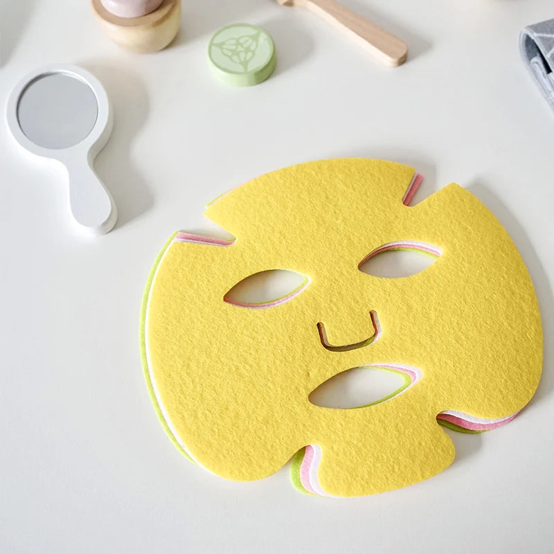 Wooden Facial Mask Makeup For Kids