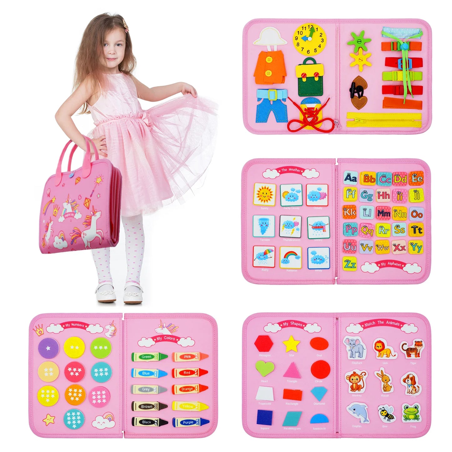 Montessori Busy Board Toy